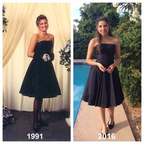 43 Girls Who Went To Their Prom In Their Mothers Dresses