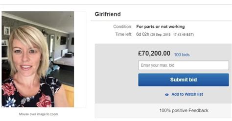 Man Puts Up Girlfriend On Ebay And It Backfires When She Gets Bids Of 92 100 9gag