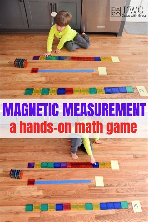 Magnetic Measurement Activity Measurement Activities Preschool