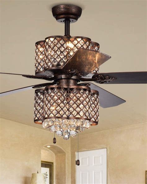 Country style rustic ceiling fans decoration ceiling fan with led light and remote control ceiling fans abs. Rustic Bronze Lamped Ceiling Fan with Double-Light Kit ...