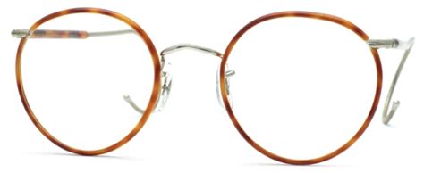 savile row beaufort panto 18kt cable temples eyeglasses frames