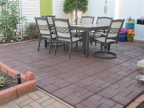 Rubber Patio Pavers Successfully Sealing Your Patio Paver Patio