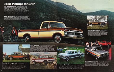 1977 Pickup Ford Truck Sales Brochure