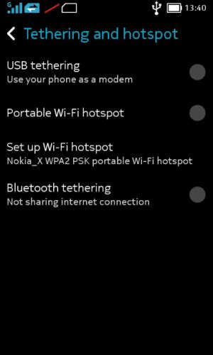 Usb tethering is the fastest method to tether your computer to your iphone. Use Nokia X as USB Modem or WiFi Hotspot to Access ...