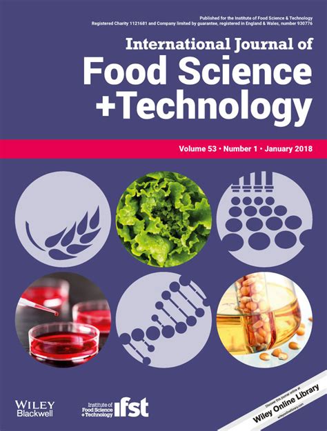 International Journal Of Food Science And Technology Vol 53 No 1