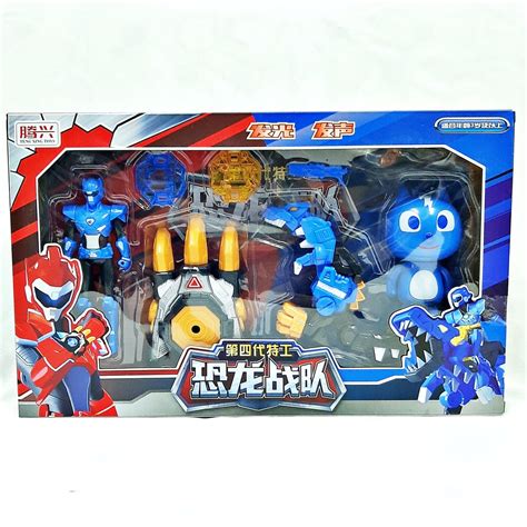Mini Force Toys Action Figure Collection Toy Play Set Volt Blue