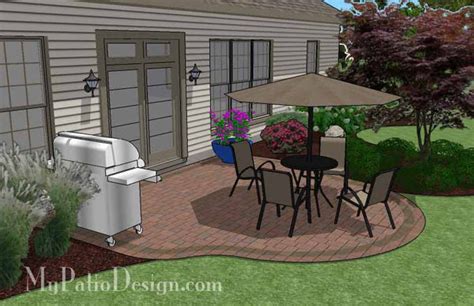 Small Easy To Build Patio Design Downloadable Plan