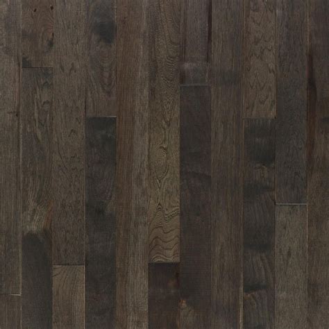 Gray Hickory Smooth Solid Hardwood Grey Hardwood Floors Solid