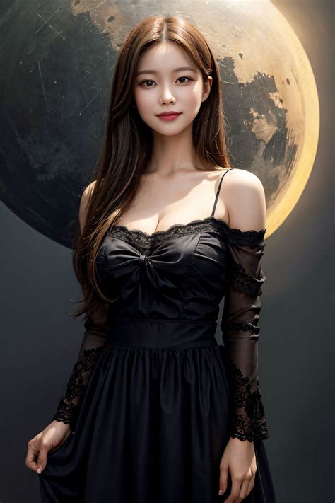 Alluring Girl In A Lace Black Dress Jasmine Artais Ko Fi Shop Ko