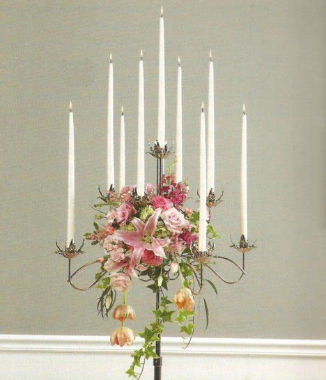 Pink Candelabra Flowers Diy Wedding Flower Tutorials And Supplies