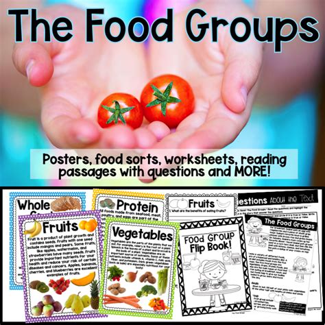 The Food Groups Lesson Plans Posters Engaging Activities Inspire