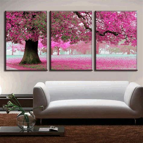 3 Pcsset Discount Framed Paintings Modern Landscape