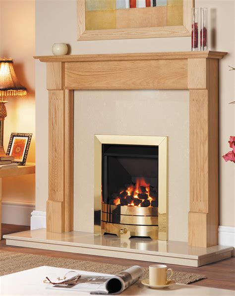 Solid Oak Gb Mantels Canterbury Fireplace Fires And Surrounds