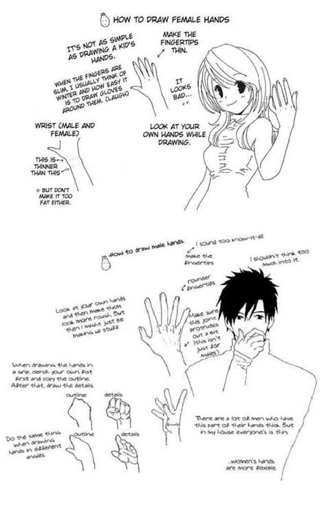 Anime Hands Tutorial By Countuchiha On Deviantart