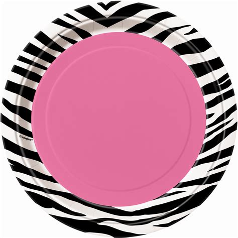 Zebra Pink Birthday Party Supplies Zebra Print Party Zebra Birthday