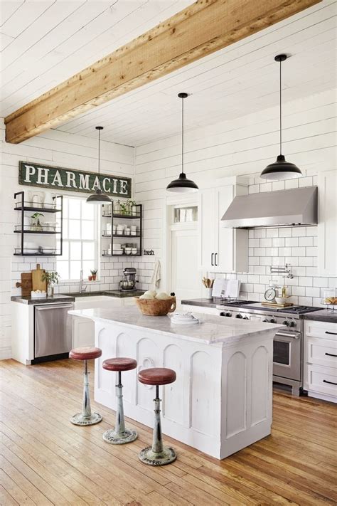 Farmhouse chic is all the rage in home decor these days, thanks largely to chip and joanna gaines from fixer try a wall, interior or exterior, covered with joanna's favorite shiplap. Joanna Gaines Opens the Door to Her Dreamy Family ...