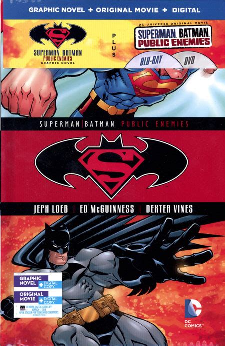 Superman Batman Vol 1 Hc Book And Dvd Blu Ray Set Instocktrades