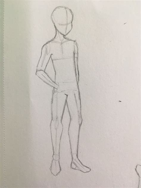 Anime Boy Body Guidelines Anime Boy Drawing Sketches Sketches