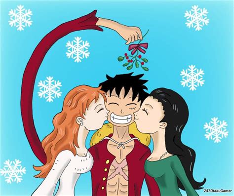 Kisses Under The Mistletoe One Piece Amino