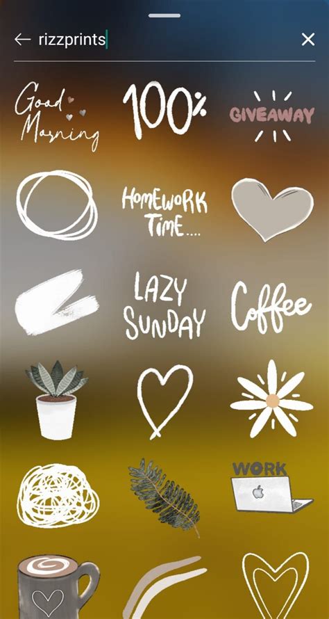 Keywords For Aesthetic Instagram Stickers And S Creative Instagram