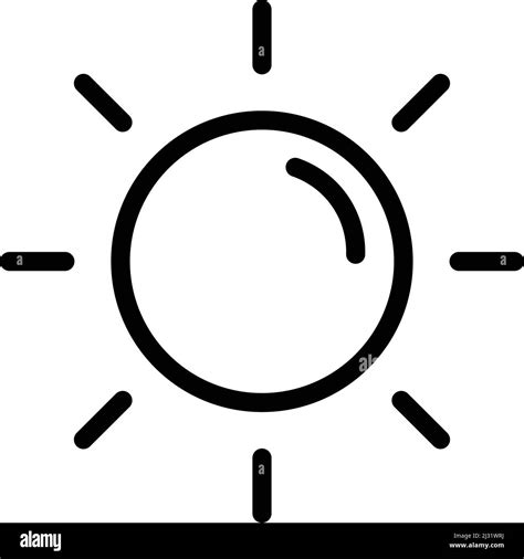 Sun Vector Icon Design Illustration Stock Vector Image And Art Alamy