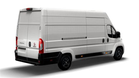 Fiat Ducato Van L4h3 2022 3d Model Cgtrader