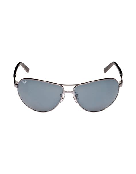 Lyst Ray Ban Fury Aviator Sunglasses In Metallic For Men