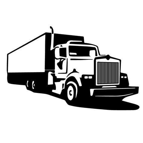 Free 188 Silhouette Semi Truck Svg Free Svg Png Eps Dxf File