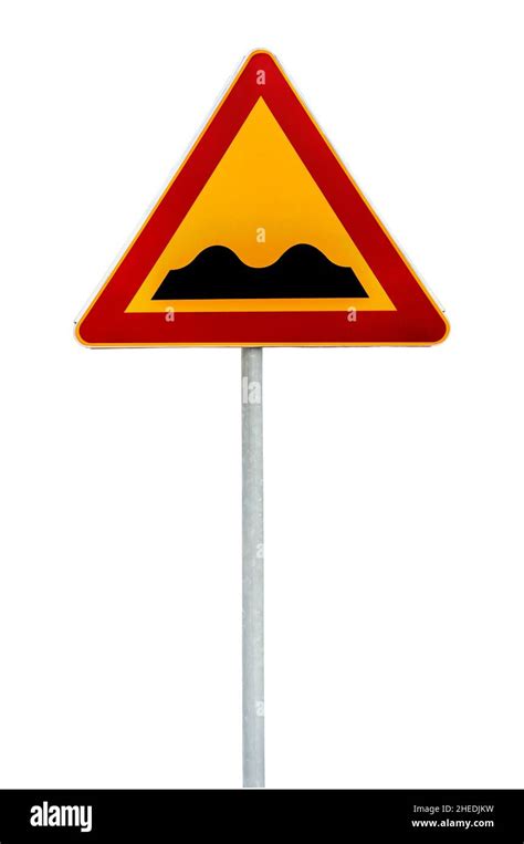 Bumpy Road Warning Sign Uk Cut Out Stock Images And Pictures Alamy