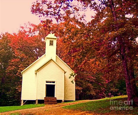 Mountain Church In Fall Photograph By Desiree Paquette Fine Art America