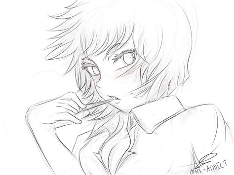 Aggregate Anime Drawings In Pencil Girl Super Hot Seven Edu Vn