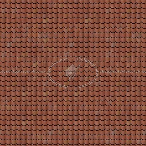 Clay Roofing Montchanin Texture Seamless 03396