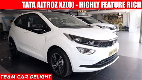 Tata Altroz Xz O Detailed Review With On Road Price New Features Altroz 2020 Top Model