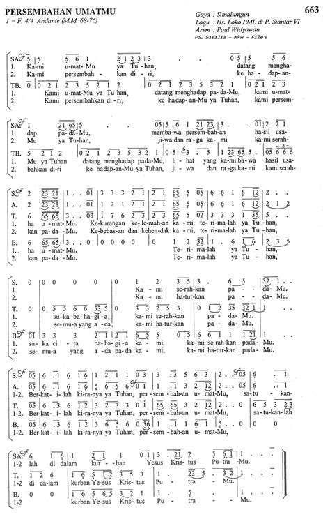 St Caecilia Choir Mkw Persembahan Umatmu