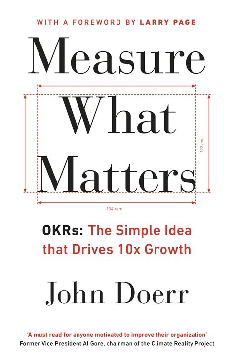 Measure What Matters By John Doerr Penguin Books Australia