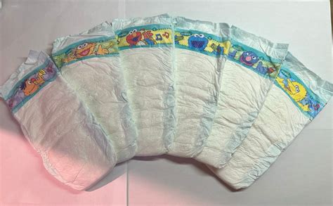 Vintage Pampers Baby Dry Super Mega Size 5 Sesame Street Etsy