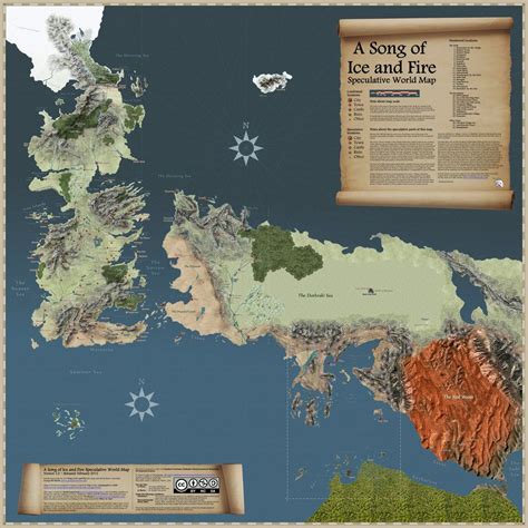 And This Larger Map Of The Entire World Of The Books Game Of