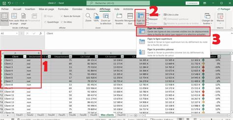 Comment Figer Plusieurs Lignes Et Ou Colonnes Dans Excel Webanalytix