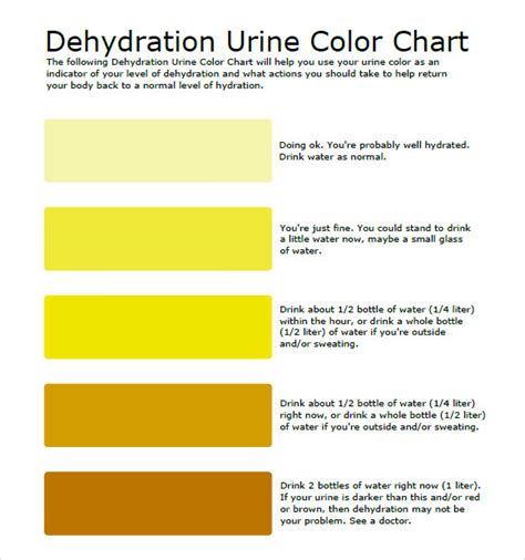 Urine Color Chart What Color Is Normal What Does It Mean Infographics