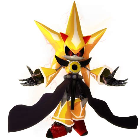 Super Neo Metal Sonic Render By Nibroc Rock On Deviantart Silver The Hedgehog Shadow The