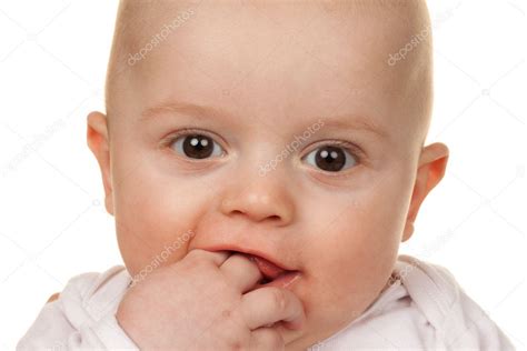 Face Of An Astonished Babies — Stock Photo © Ginasanders 8190829