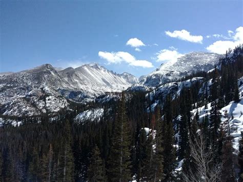 On the way up to this beautiful green lake are nymph lake and dream lake. Emerald Lake trail in RMNP : Colorado