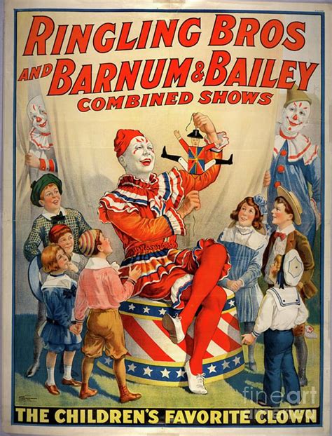Vintage Circus Poster Painting By Esoterica Art Agency Fine Art America