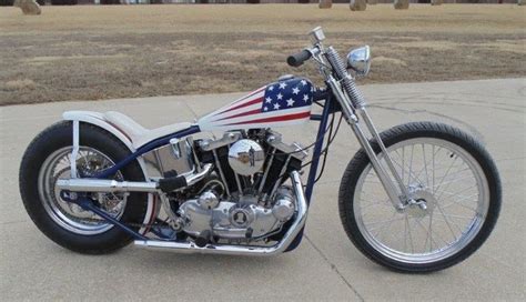 Ironhead Sportster Hardtail Custom With 4 Under Narrowed Springer