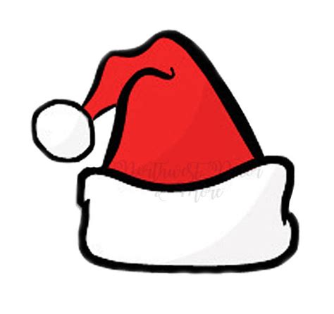 Santa Hat SVG for Cricut Santa SVG Santa Digital File | Etsy