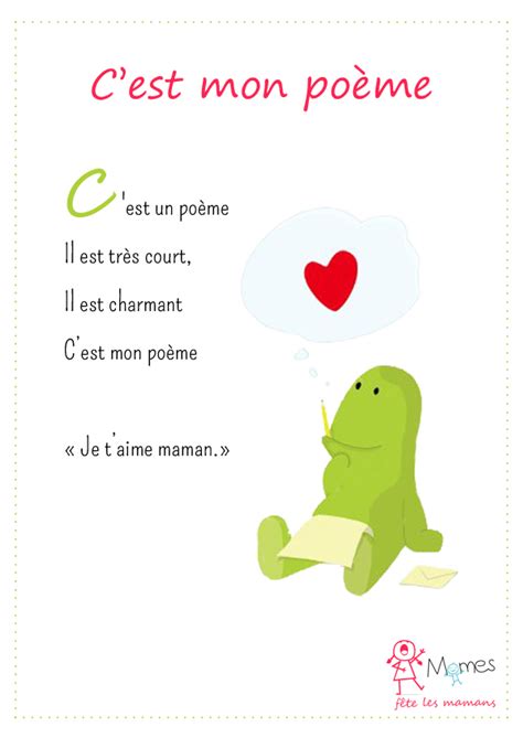 Poeme Pour Enfants