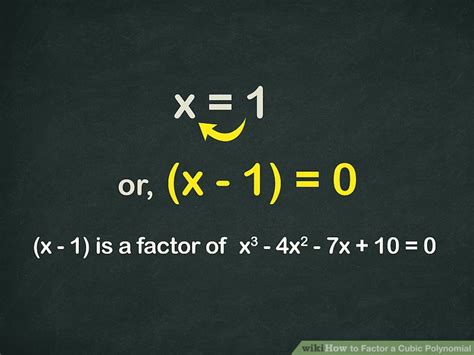We can check easily, just put 2 in place of x How to Factor a Cubic Polynomial: 12 Steps (with Pictures)