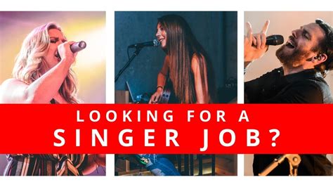How To Apply For Singing Jobs Make Free Singing Portfolio Singing