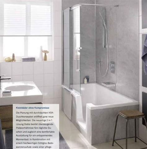Es gibt viele gründe, die für eine gleichzeitige nutzung von dusche und badewanne sprechen. HSK Dobla Badewanne mit Tür und Duschbereich | Badewanne ...