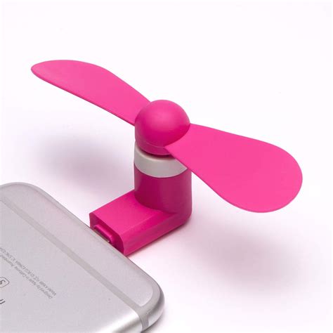 Iphone Fan Cool Cooler Rotating Fan Colorful And Powerful